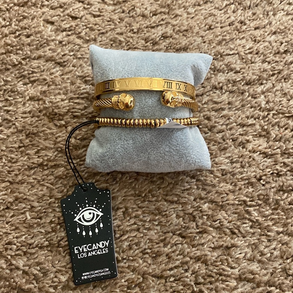 Eye Candy LA Jewelry | NWT Set of 3 Adjustable Fashion Bracelets